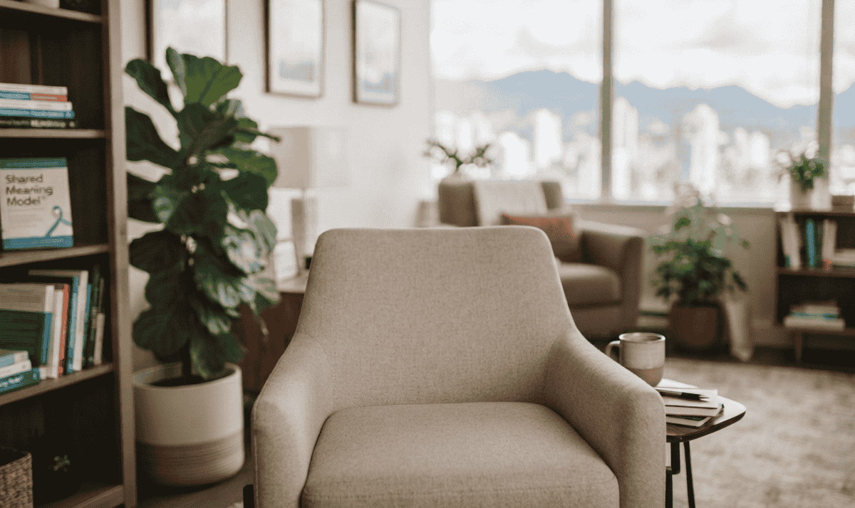 Welcoming Vancouver counselling office for relational communication therapy.
